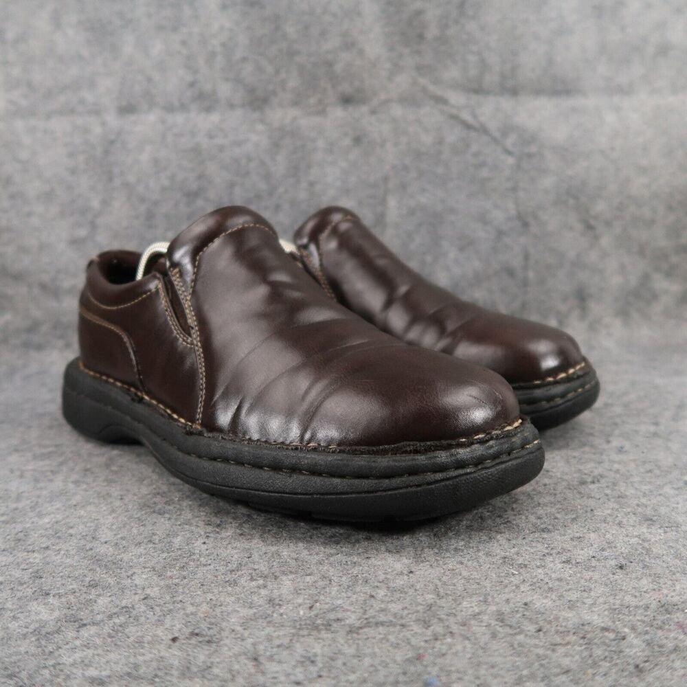 State Street Shoes Mens 9 Slip On Casual Loafer Moc Comfort Lifestyle Brown